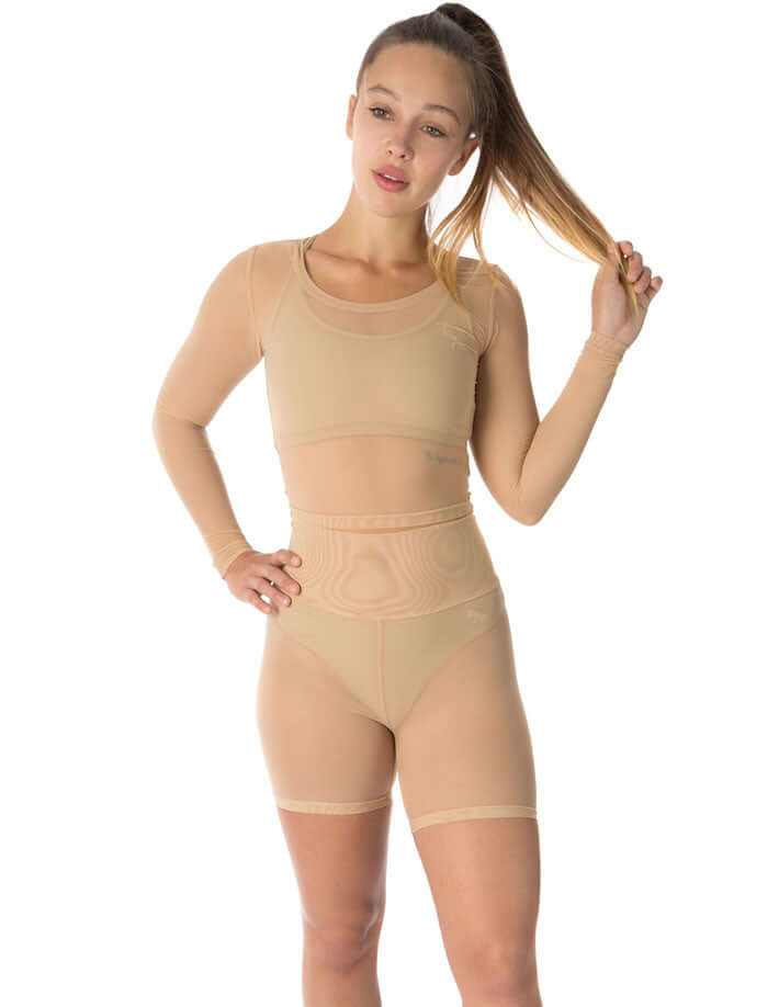 Mesh crop top Pavi | Activewear Dragonfly Clothing