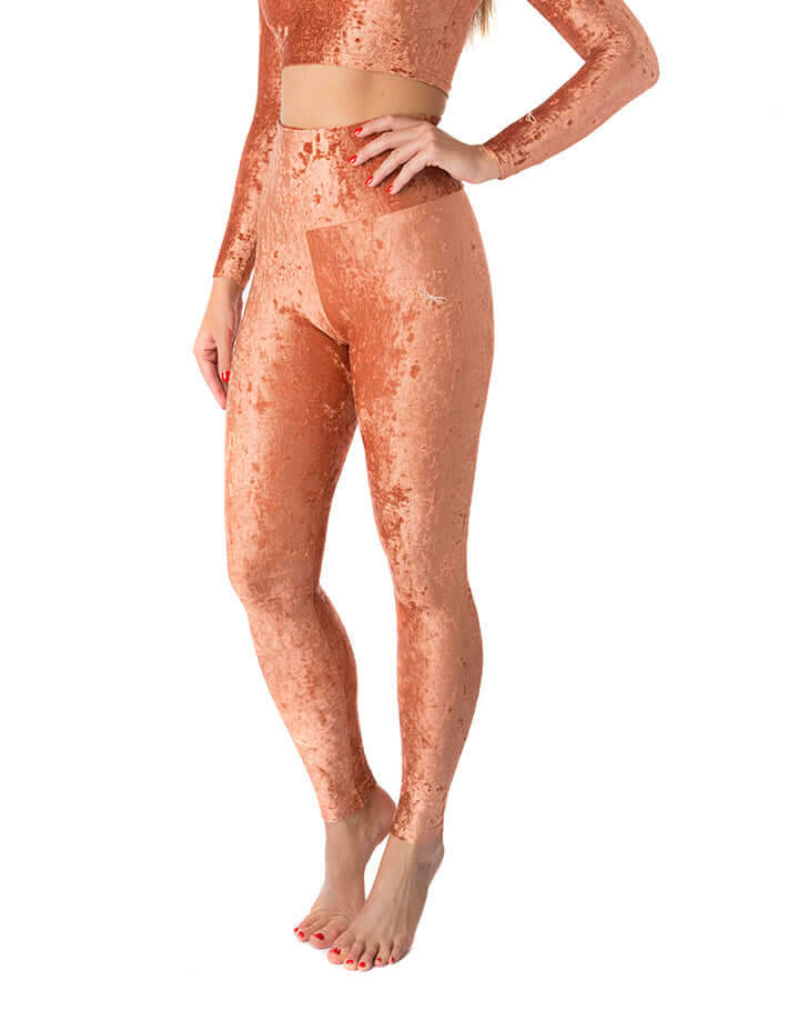Velvet leggings Adele | Leggings | Color: purple velvet | Yoga Leggings | Dragonfly Pole Wear and Bikram Hot Yoga Clothes