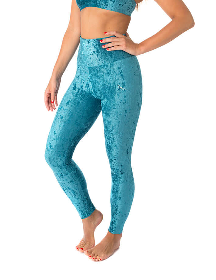 Velvet leggings Adele | Leggings | Color: purple velvet | Yoga Leggings | Dragonfly Pole Wear and Bikram Hot Yoga Clothes