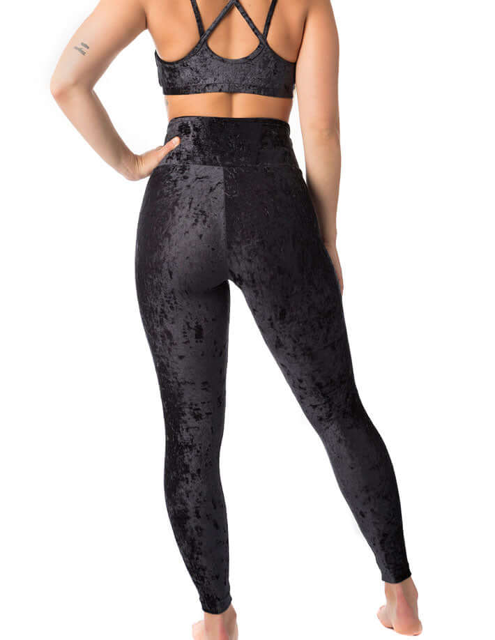 Velvet leggings Adele | Leggings | Color: purple velvet | Yoga Leggings | Dragonfly Pole Wear and Bikram Hot Yoga Clothes