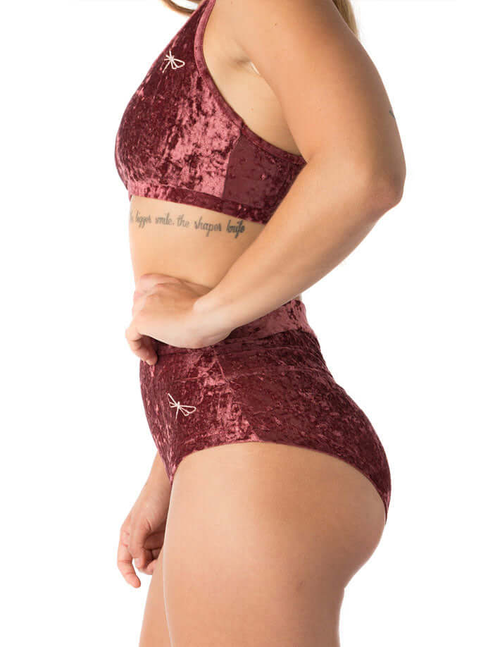 Velvet pole shorts Lola | Shorts | Color: frosty velvet | Pole Shorts | Dragonfly Pole Dance Clothing and Bikram Hot Yoga Wear