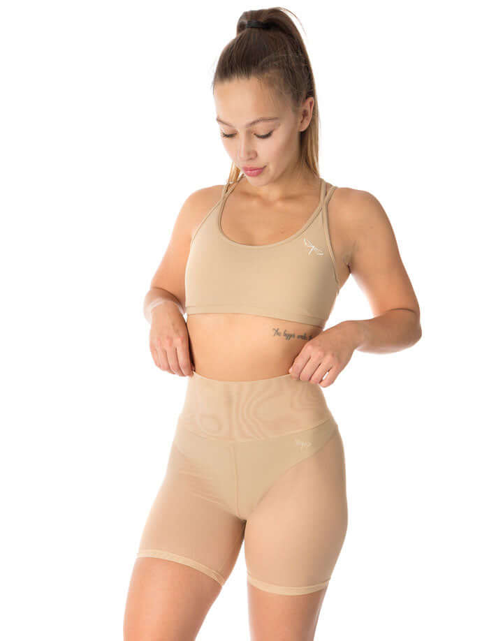 Short mesh leggings Zoe | Activewear Dragonfly Clothing