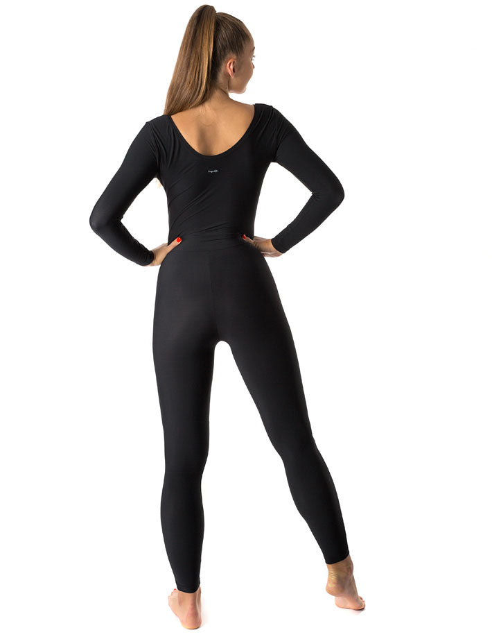 Aerial hoop unitard Lara | Leotard | Color: black | Leotard for gymnastics | Dragonfly Pole Dance Outfit and Bikram Yoga Unitard