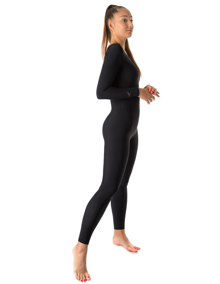 Aerial hoop unitard Lara | Leotard | Color: black | Leotard for gymnastics | Dragonfly Pole Dance Outfit and Bikram Yoga Unitard