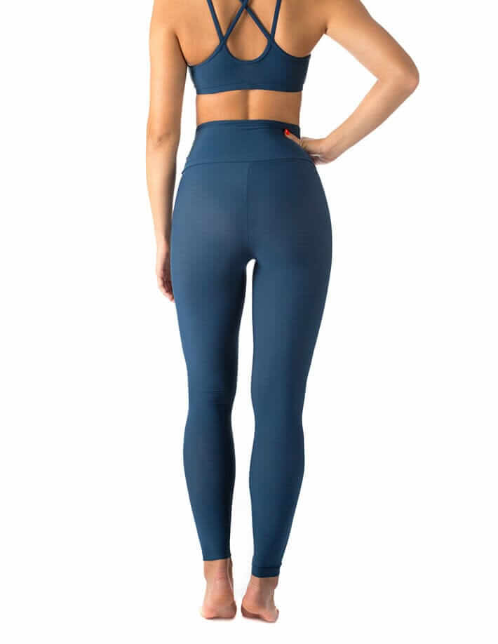 High waist yoga leggings Adele | Leggings | Color: khaki | Yoga Leggings | Dragonfly Pole Wear and Bikram Hot Yoga Clothes