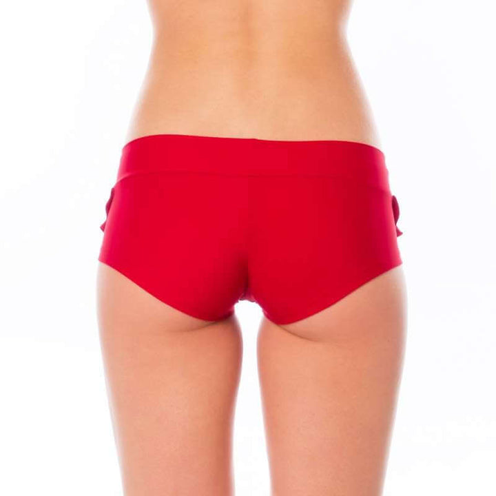 Hot pants frilled | Shorts | Color: mint | Pole Shorts | Dragonfly Pole Dance Clothing and Bikram Hot Yoga Wear
