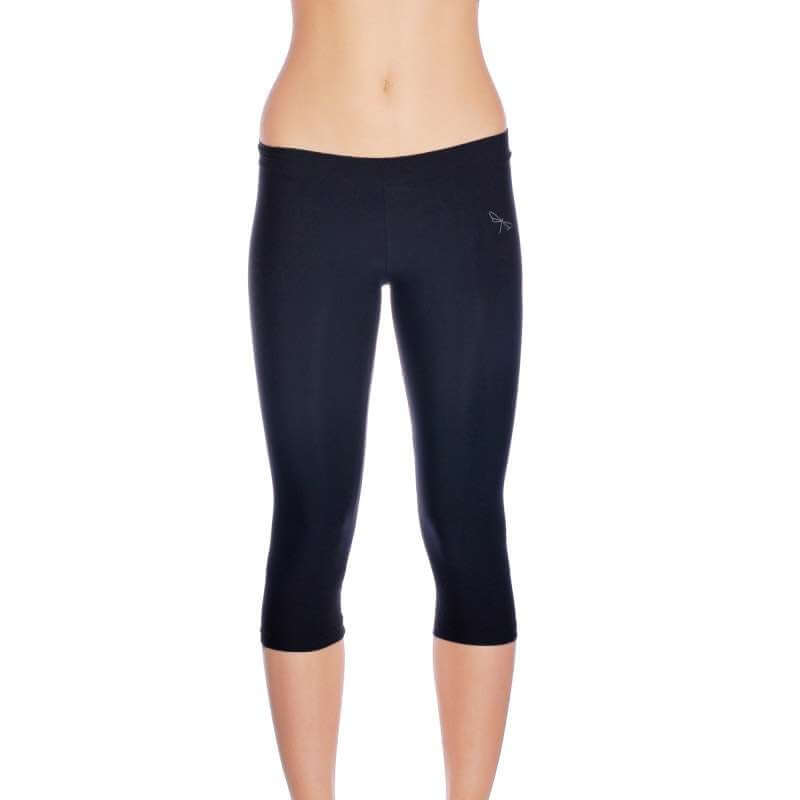 Trisha capri leggings | Leggings | Color: black | Yoga Leggings | Dragonfly Pole Wear and Bikram Hot Yoga Clothes