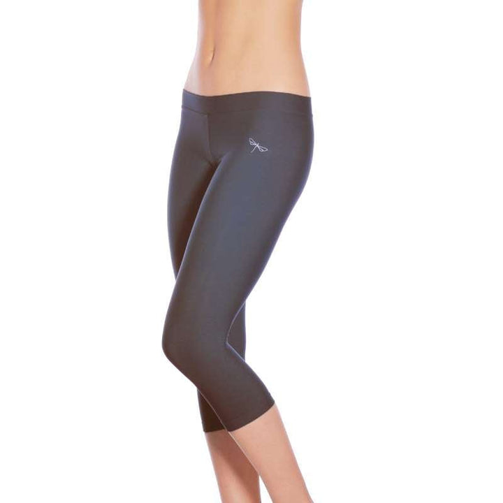 Trisha capri leggings | Leggings | Color: black | Yoga Leggings | Dragonfly Pole Wear and Bikram Hot Yoga Clothes