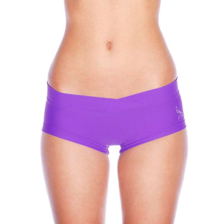 Vera pole shorts | Shorts | Color: violet | Pole Shorts | Dragonfly Pole Dance Clothing and Bikram Hot Yoga Wear