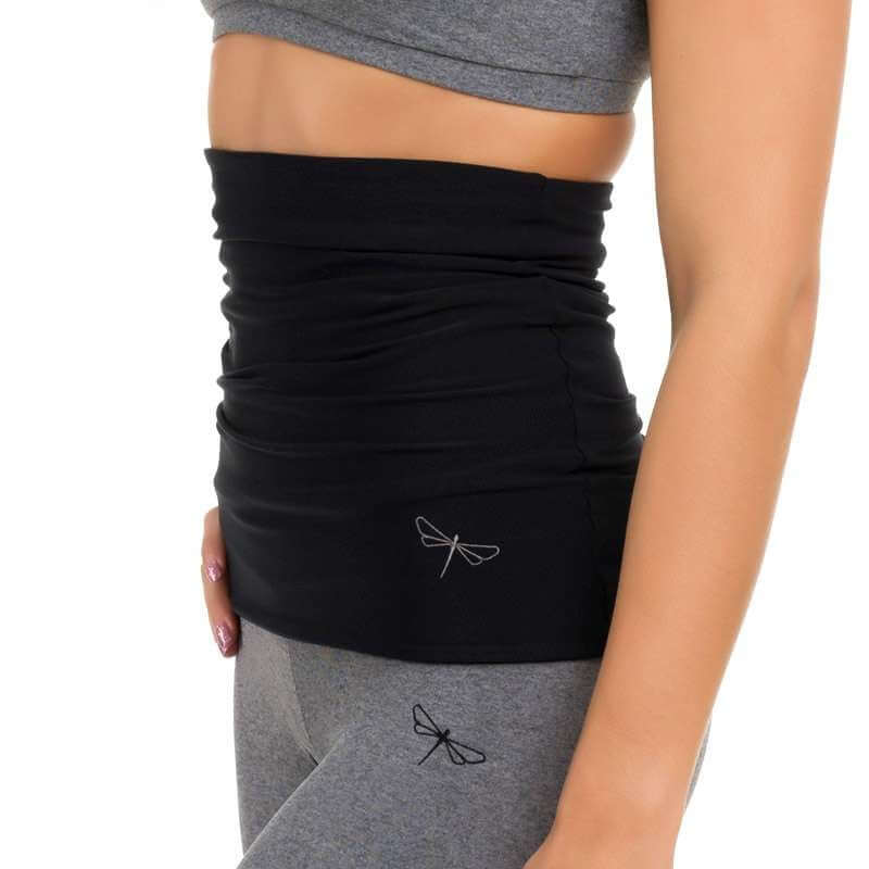 Back warmer | Back warmer | Color: black | Dragonfly Pole Dance Clothing and Bikram Hot Yoga Wear