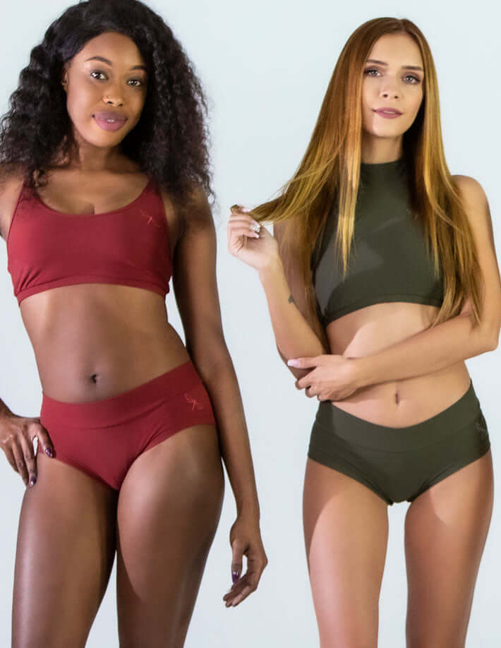 Halter sports bra Lisette | Sports bra | Color: petrol | Women's sports bra | Dragonfly Pole Dance Clothes and Bikram Hot Yoga Outfit