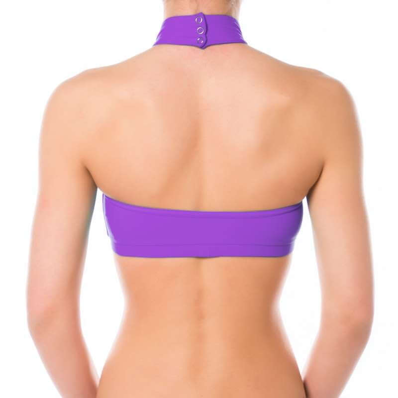Halter sports bra Lisette | Sports bra | Color: petrol | Women's sports bra | Dragonfly Pole Dance Clothes and Bikram Hot Yoga Outfit