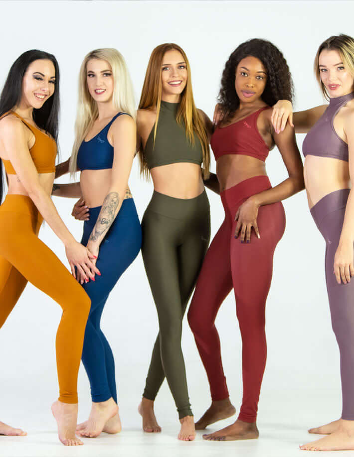 Halter sports bra Lisette | Sports bra | Color: petrol | Women's sports bra | Dragonfly Pole Dance Clothes and Bikram Hot Yoga Outfit