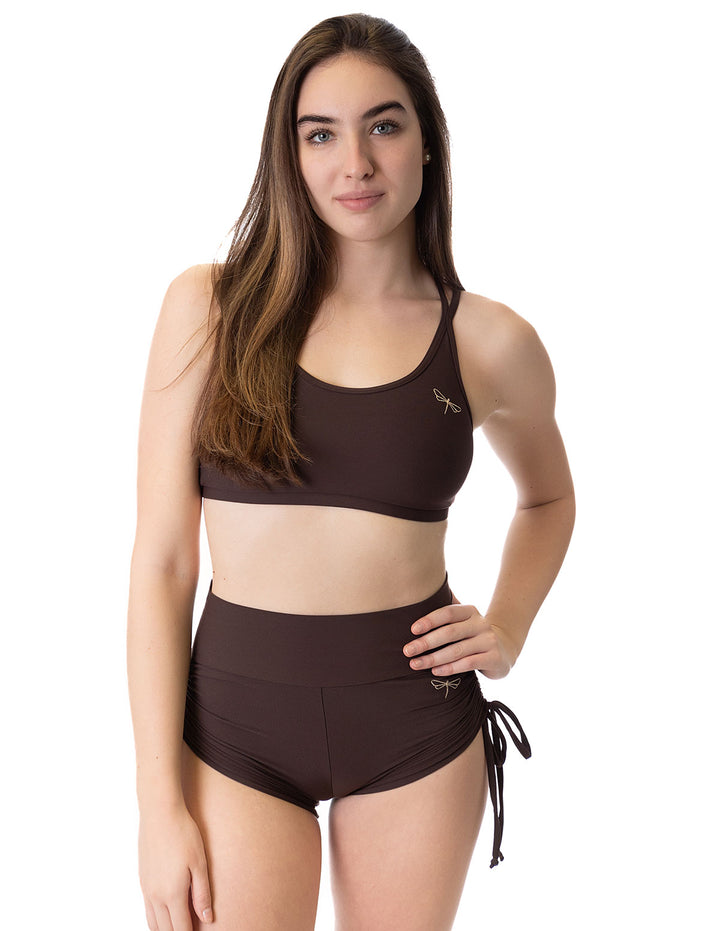 Short pole dance - drawstrings - Emma