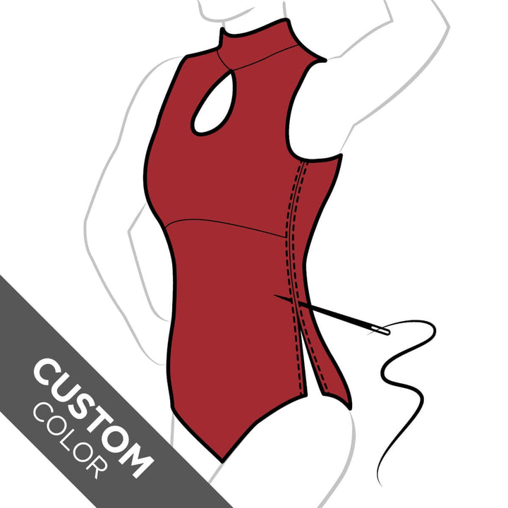 Custom leotard Daria | Leotard | Color: burgundy | Leotard for gymnastics | Dragonfly Pole Dance Outfit and Bikram Yoga Unitard
