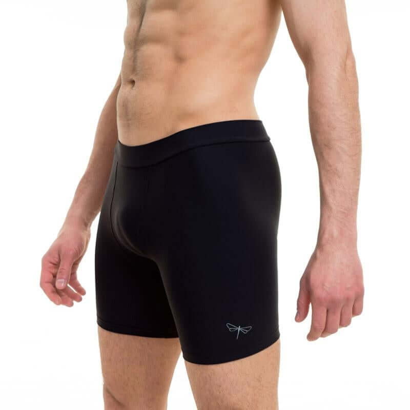 Men's hot yoga shorts James | Mens shorts | Color: black | Mens Pole Shorts | Hot yoga shorts pour hommes | Herren Bikram yoga shorts | Herren Hot Yoga Shorts | Pánské šorkty na Bikram jogu | Dragonfly Pole Dance Clothing and Bikram Hot Yoga Wear | Pánské