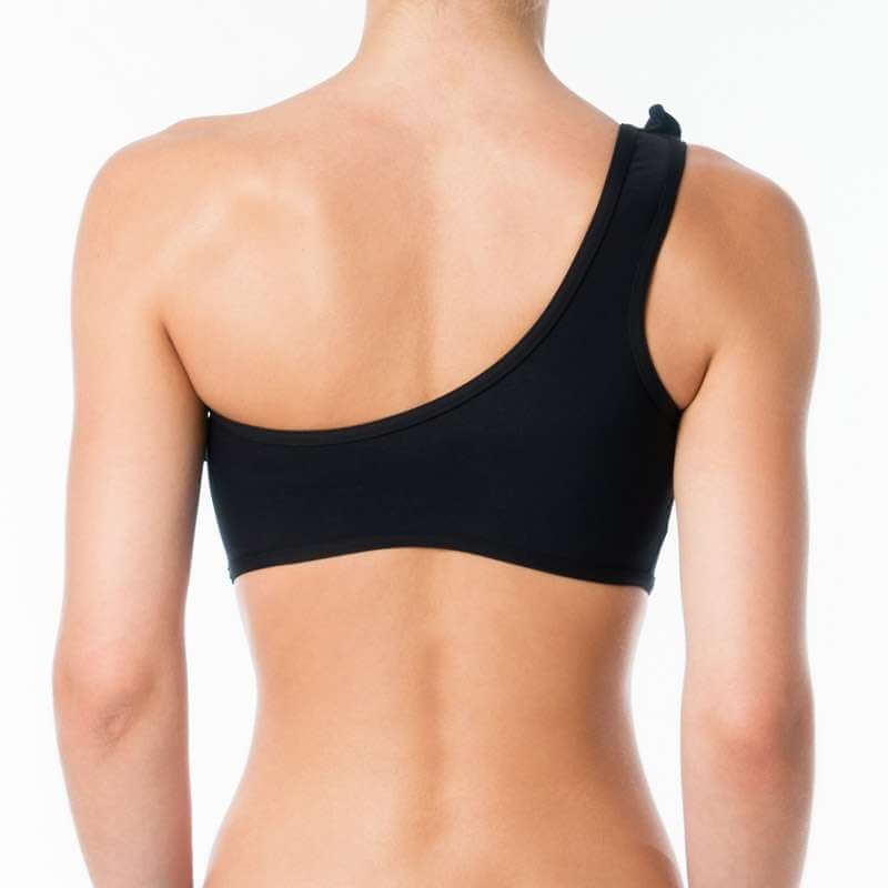 Carmen bra frilled | Sports bra | Color: ruby | Women's sports bra | Dragonfly Pole Dance Clothes and Bikram Hot Yoga Outfit